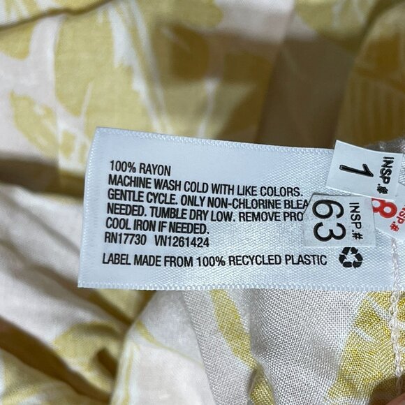 Wild Fable Sundress Midi Dress Pink Yellow Size XS Extra Small - Picture 5 of 5